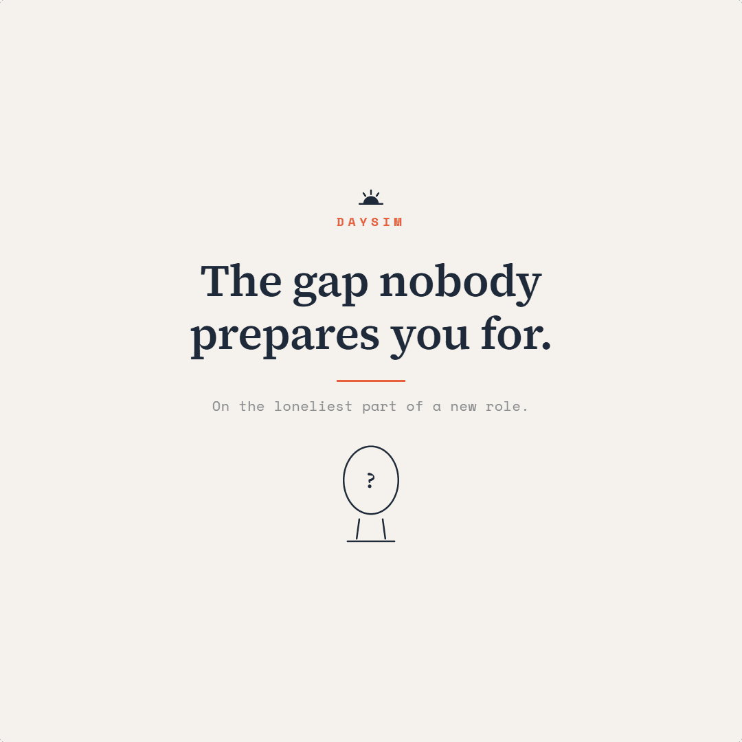 Daysim-gap-mirror the gap nobody prepares you for when you get a new job