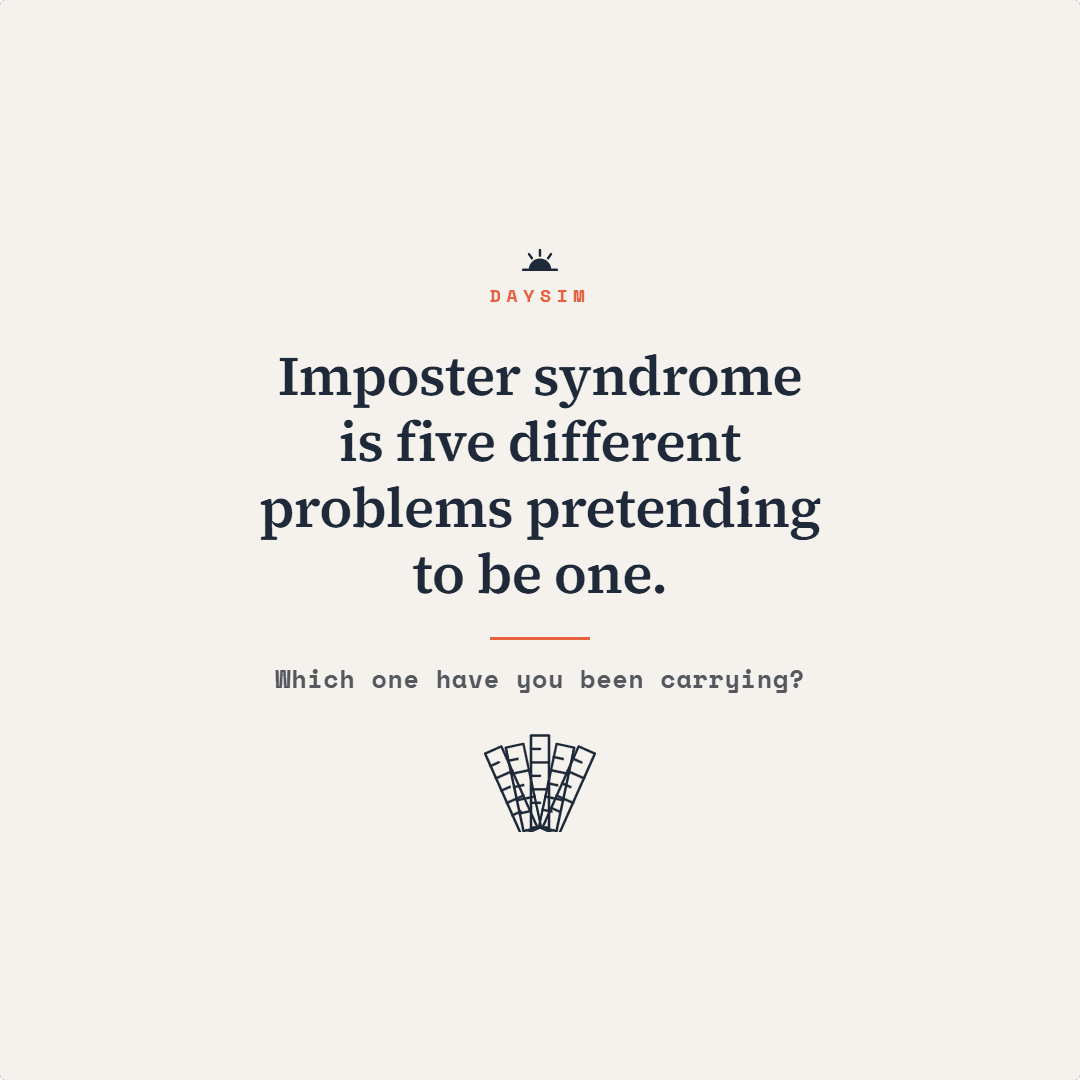 Five archetypes of imposter syndrome